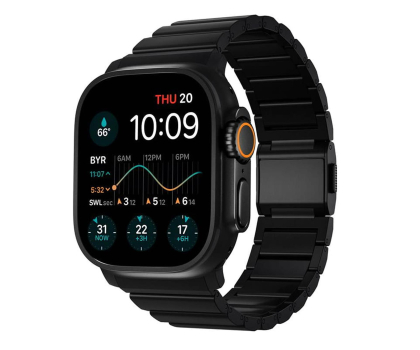 Pasek i akcesoria do zegarków Nomad Titanium Band, black hardware V2 - AW 46mm / 49mm